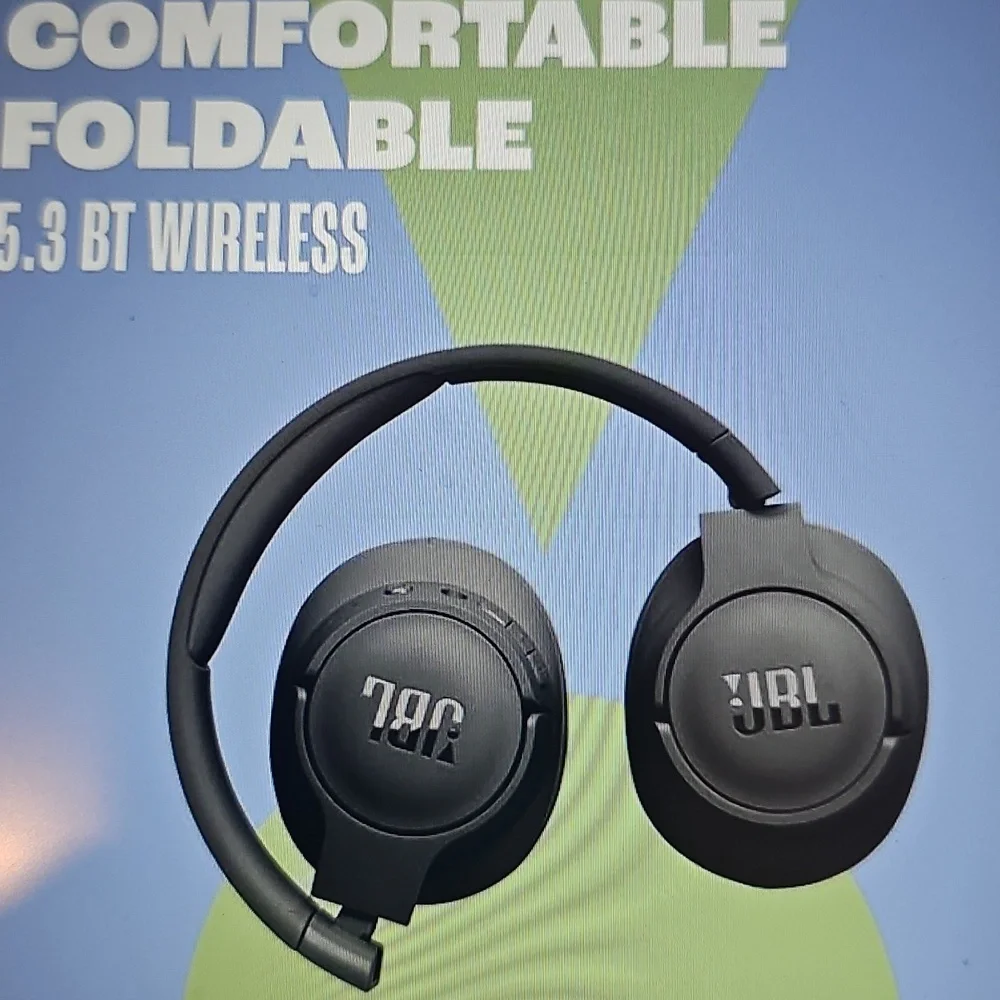 New JBL Tune 720BT- Wireless Over-Ear Headphones 76H Foldable Lightweight Blue - Picture 4 of 12